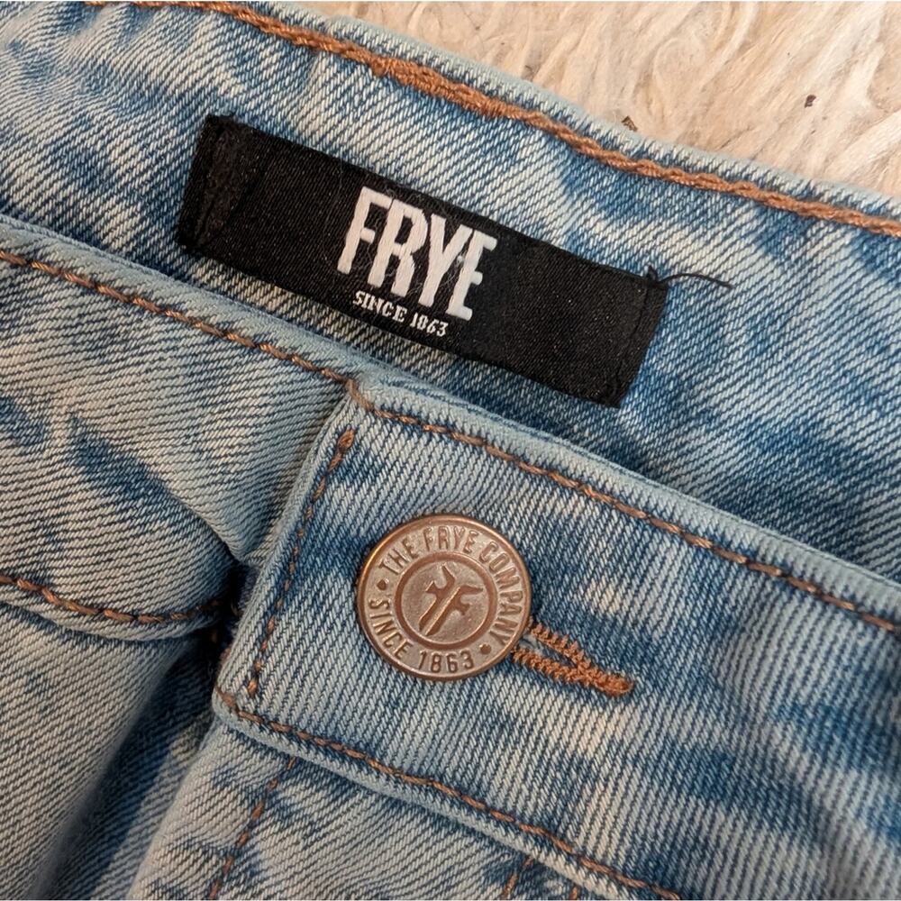 Frye Light Wash Straight Leg Jeans Since 1863 Size 12 - Picture 3 of 8